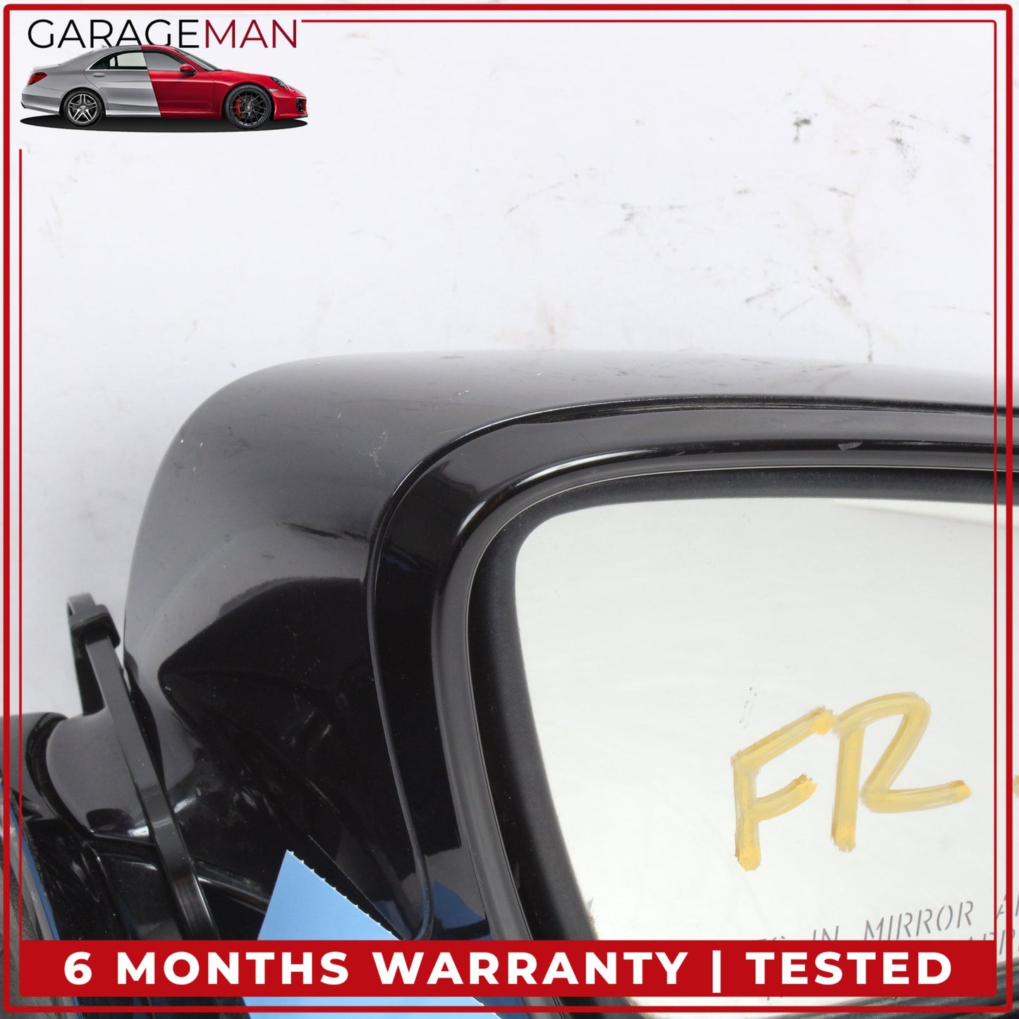 2012-2015 BMW 650i F06 Front Right Door Rear View Mirror w/ Camera Black OEM