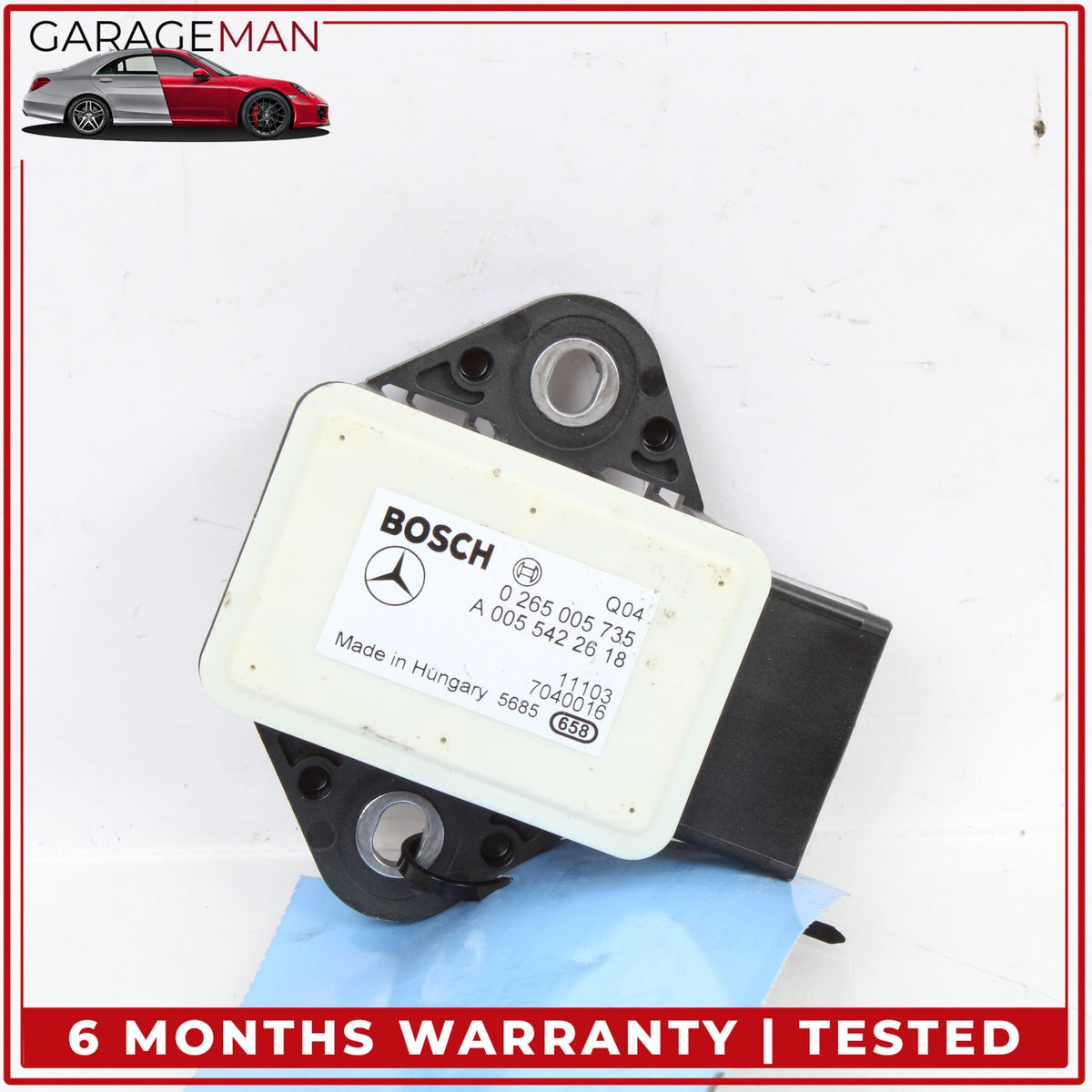 2010-2018 Mercedes W218 CLS63 AMG Acceleration Yaw Rate Speed Sensor Module OEM