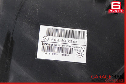 06-13 Mercedes W251 R500 ML350 Engine Cooling Fan Motor Assembly OEM