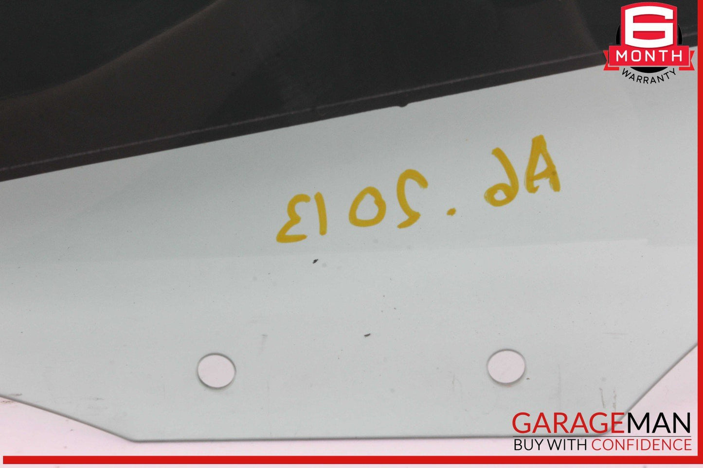 12-18 Audi A6 Rear Left Side Door Window Auto Glass OEM