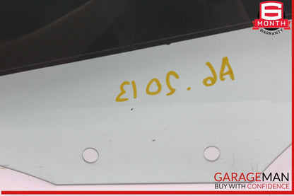 12-18 Audi A6 Rear Left Side Door Window Auto Glass OEM