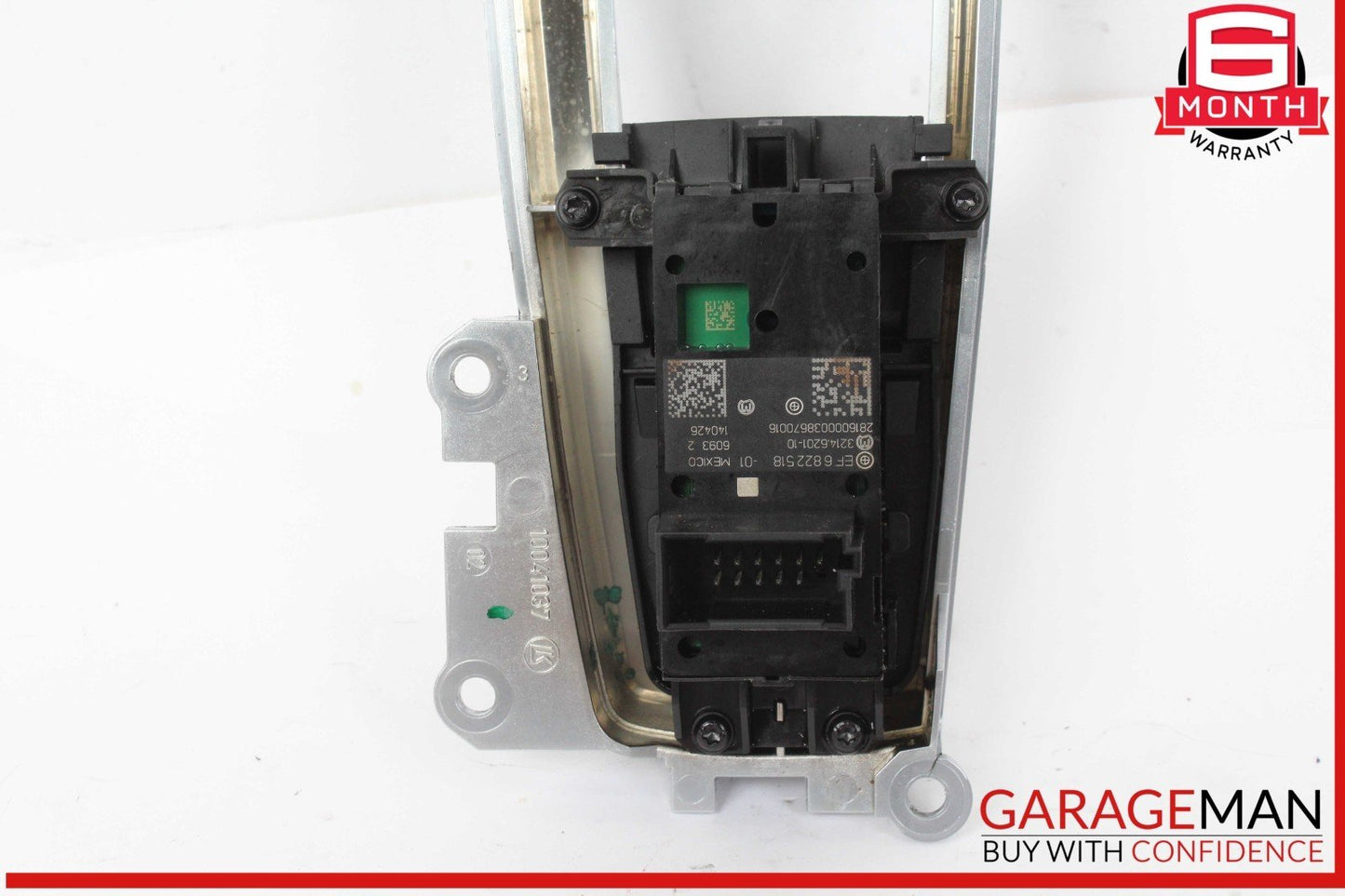 12-18 BMW 640i 650i Parking Brake Hill Hold Switch w/ Trim Panel 6822518 OEM