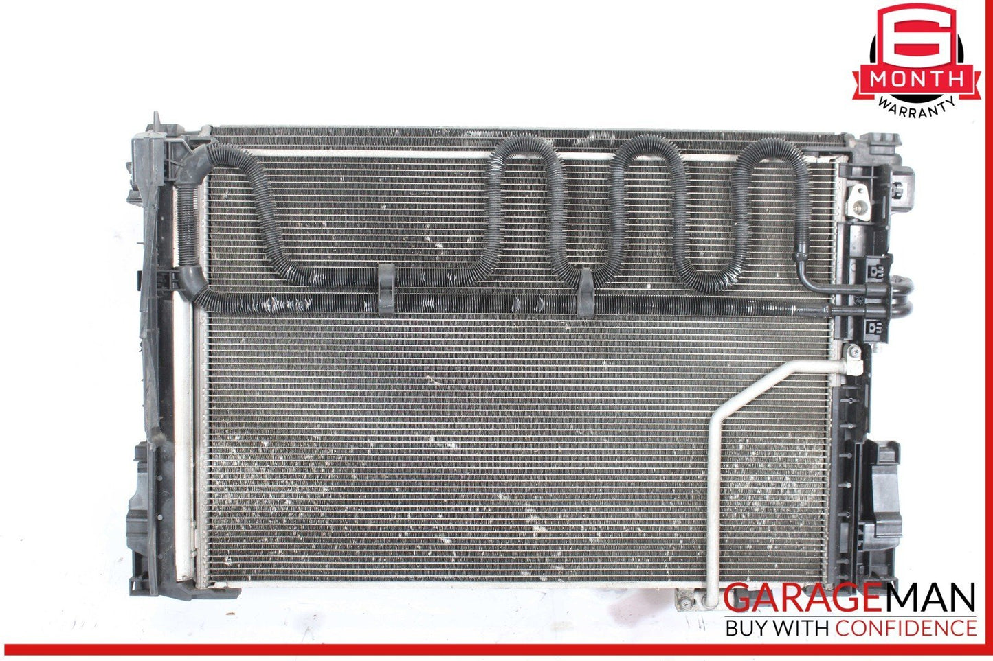 08-15 Mercedes X204 GLK350 Engine Radiator AC A/C Air Condenser Oil Cooler Assy