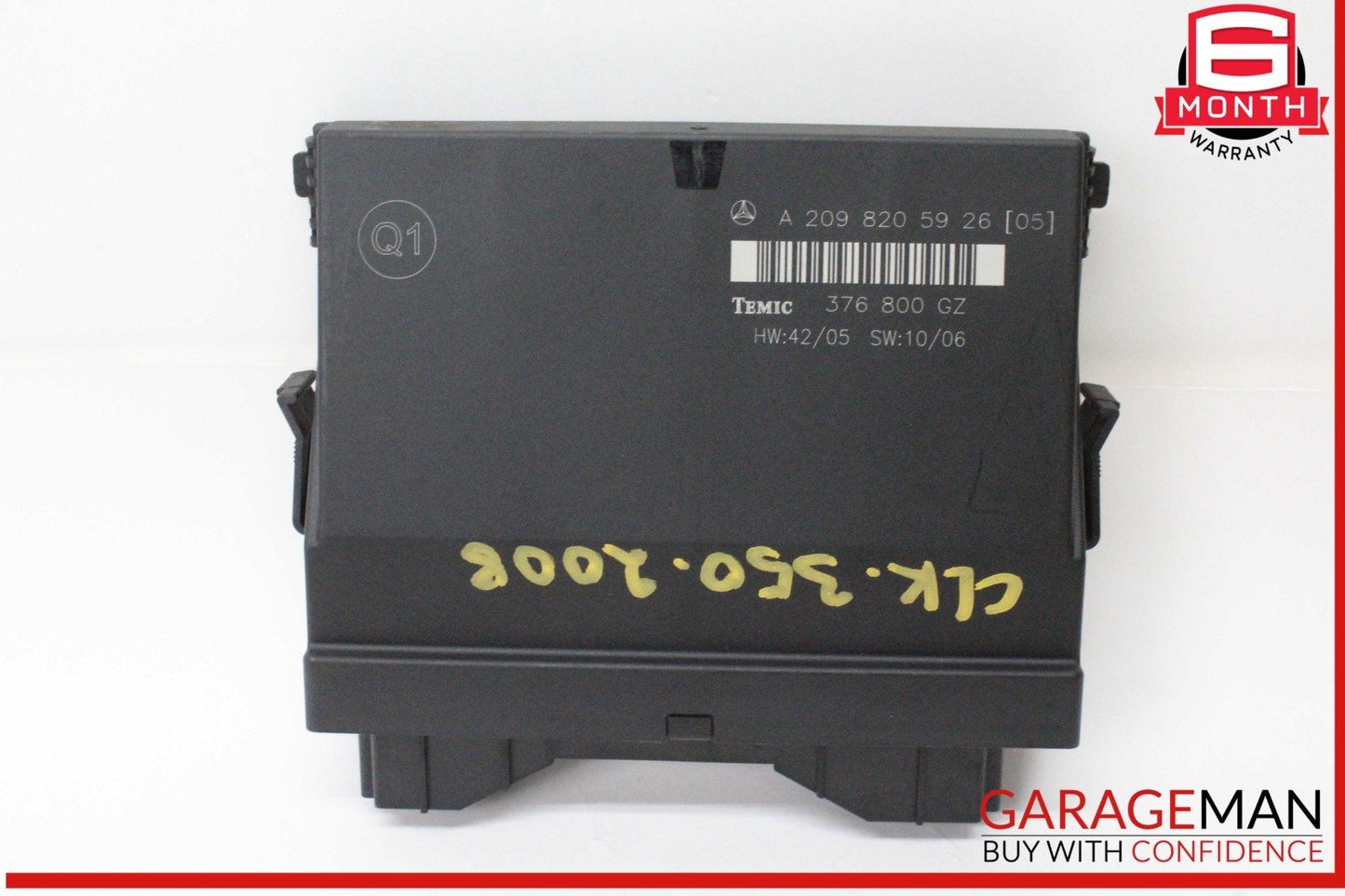 03-09 Mercedes W209 CLK350 CLK55 AMG CLK320 Rear Temic Control Module Unit OEM
