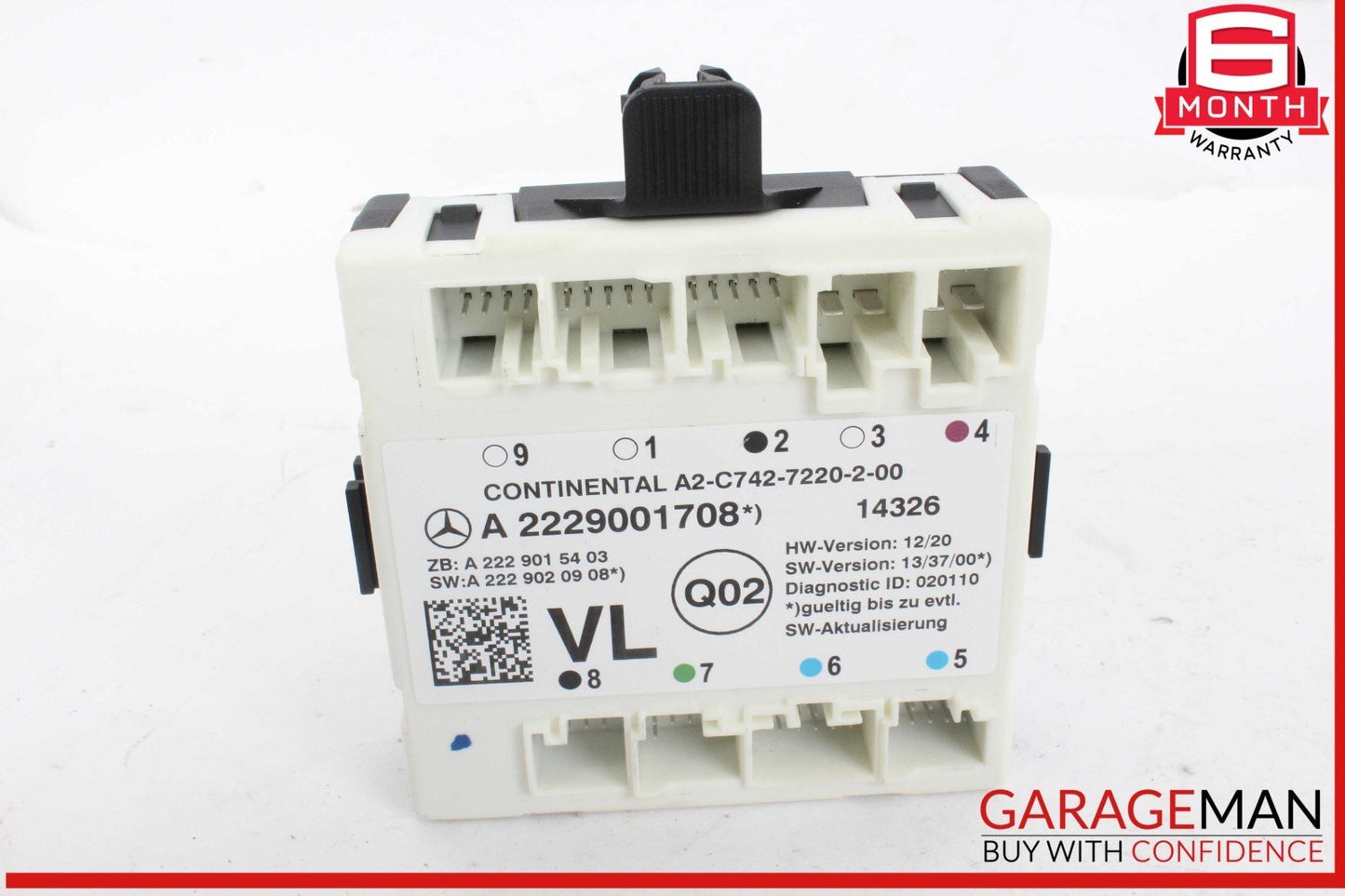15-20 Mercedes W205 C300 C400 Front Left Side Door Control Module Unit OEM