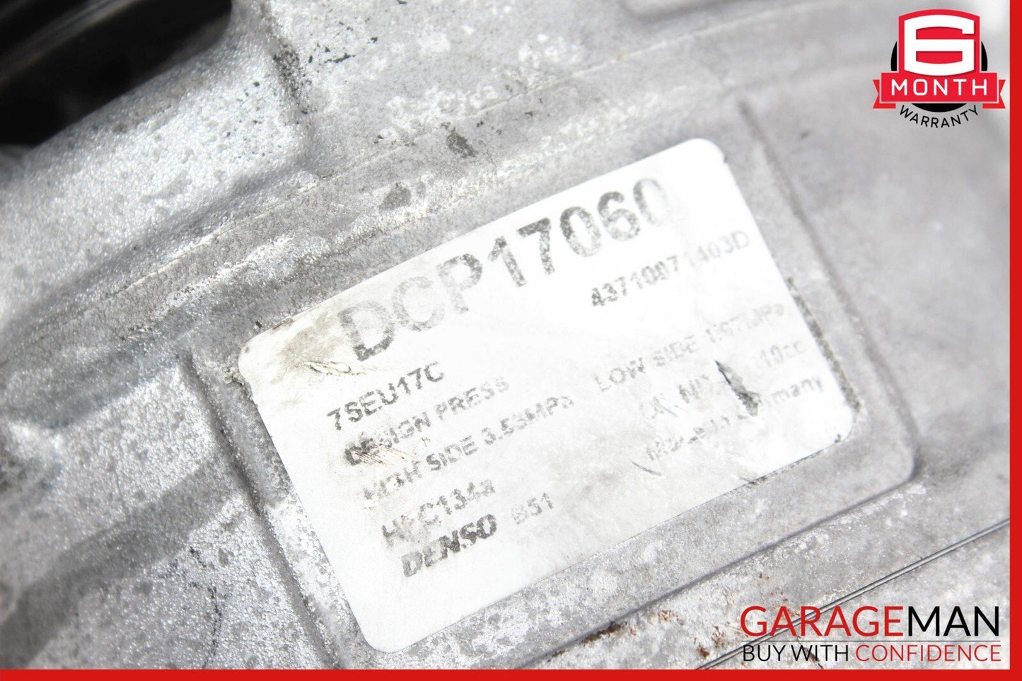 07-10 Mercedes W221 S550 CL550 A/C Air Conditioning Compressor DENSO DCP17060