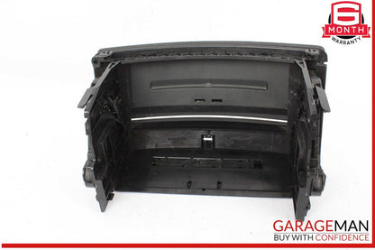 07-13 Mercedes W221 S550 Center Console CD Player Cover Trim Panel Black OEM