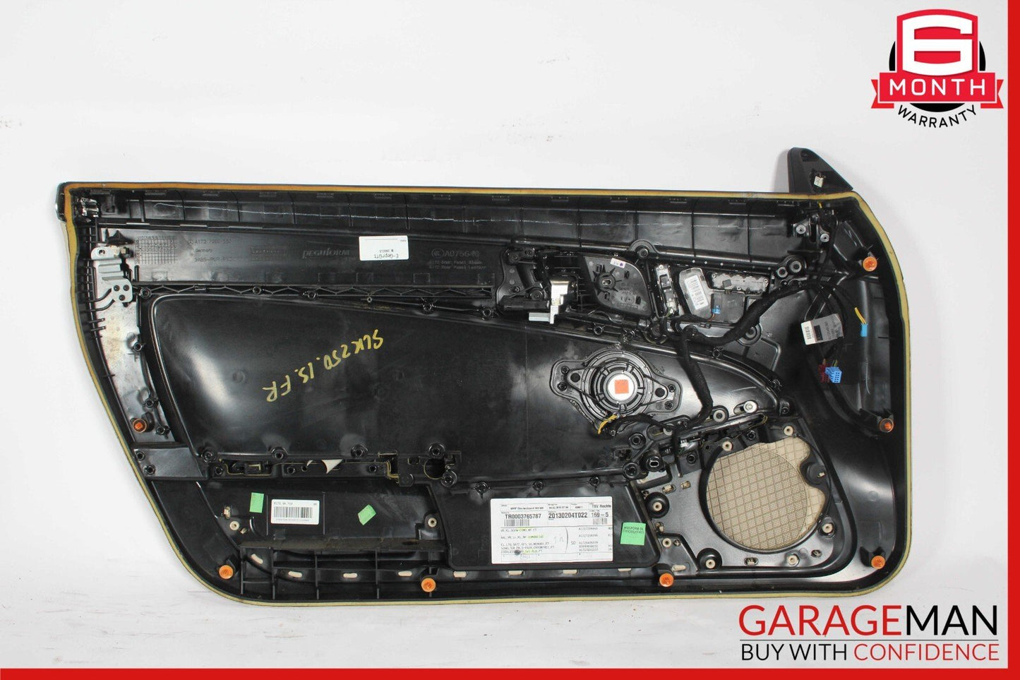 12-16 Mercedes R172 SLK250 Front Right Interior Door Panel Cover Trim Assy Beige
