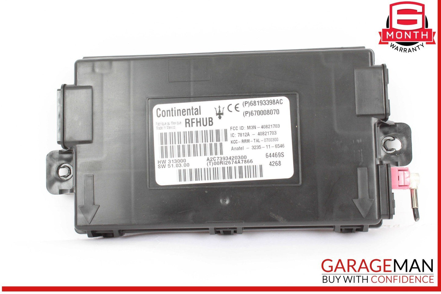 14-17 Maserati Ghibli M157 Keyless Entry RF Hub Control Module ECU OEM