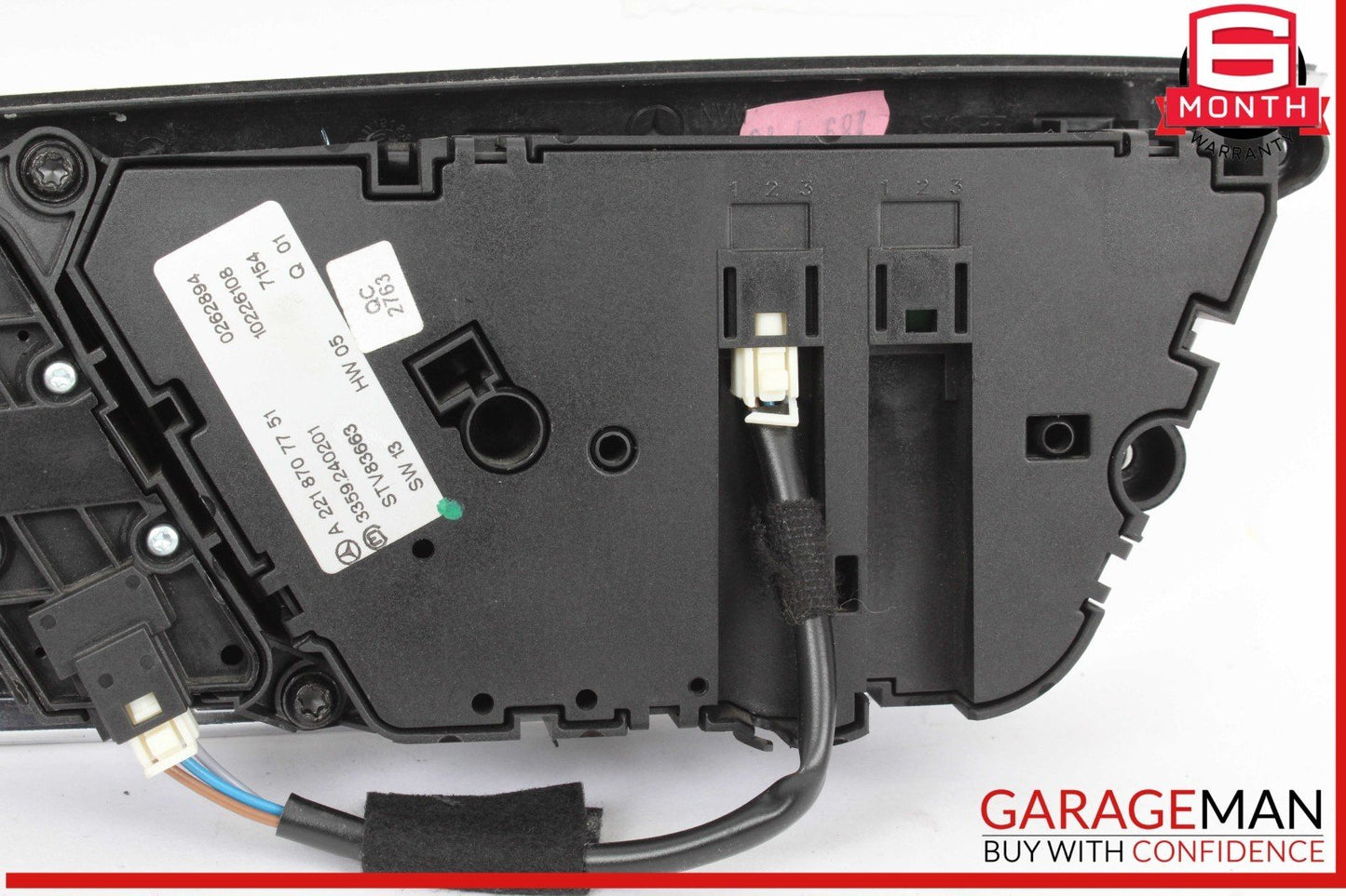 07-14 Mercedes W221 S550 Front Right Side Seat Control Switch w/ Door Handle OEM