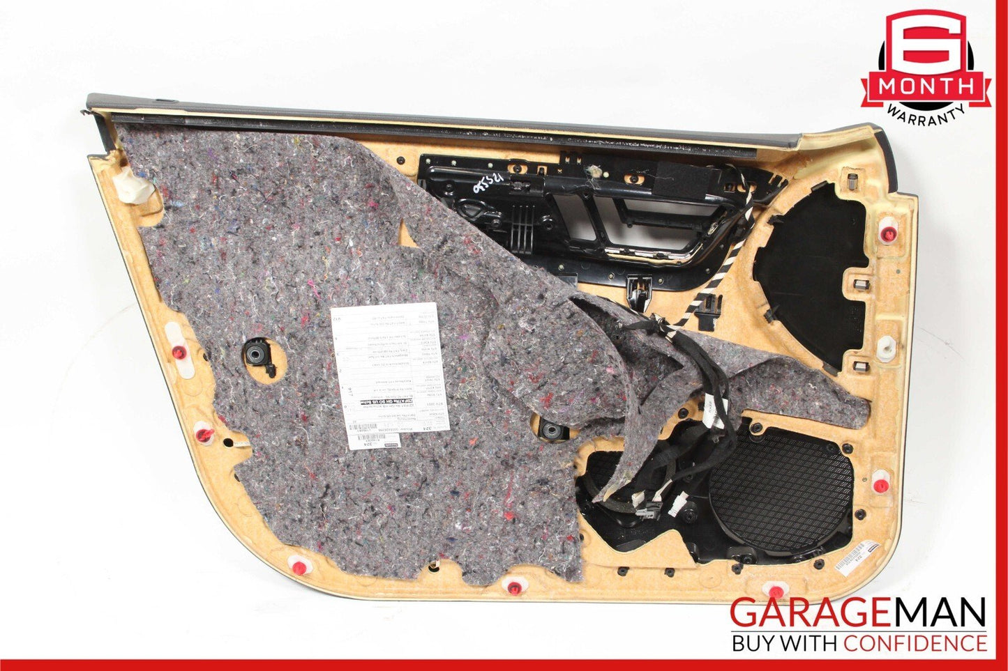 10-13 Mercedes W221 S500 Front Right Side Interior Door Trim Panel Cover Black