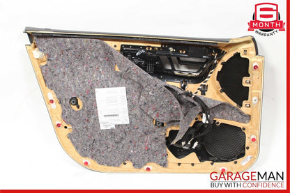 10-13 Mercedes W221 S500 Front Right Side Interior Door Trim Panel Cover Black