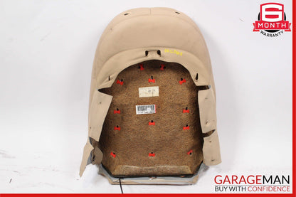 00-06 Mercedes W215 CL600 Front Right Side Top Upper Seat Cushion Cover Saffron