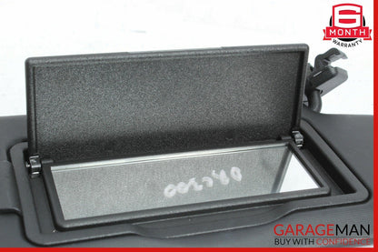 08-14 Mercedes W204 C350 Front Right Passenger Sun Visor Sunvisor Shade Black