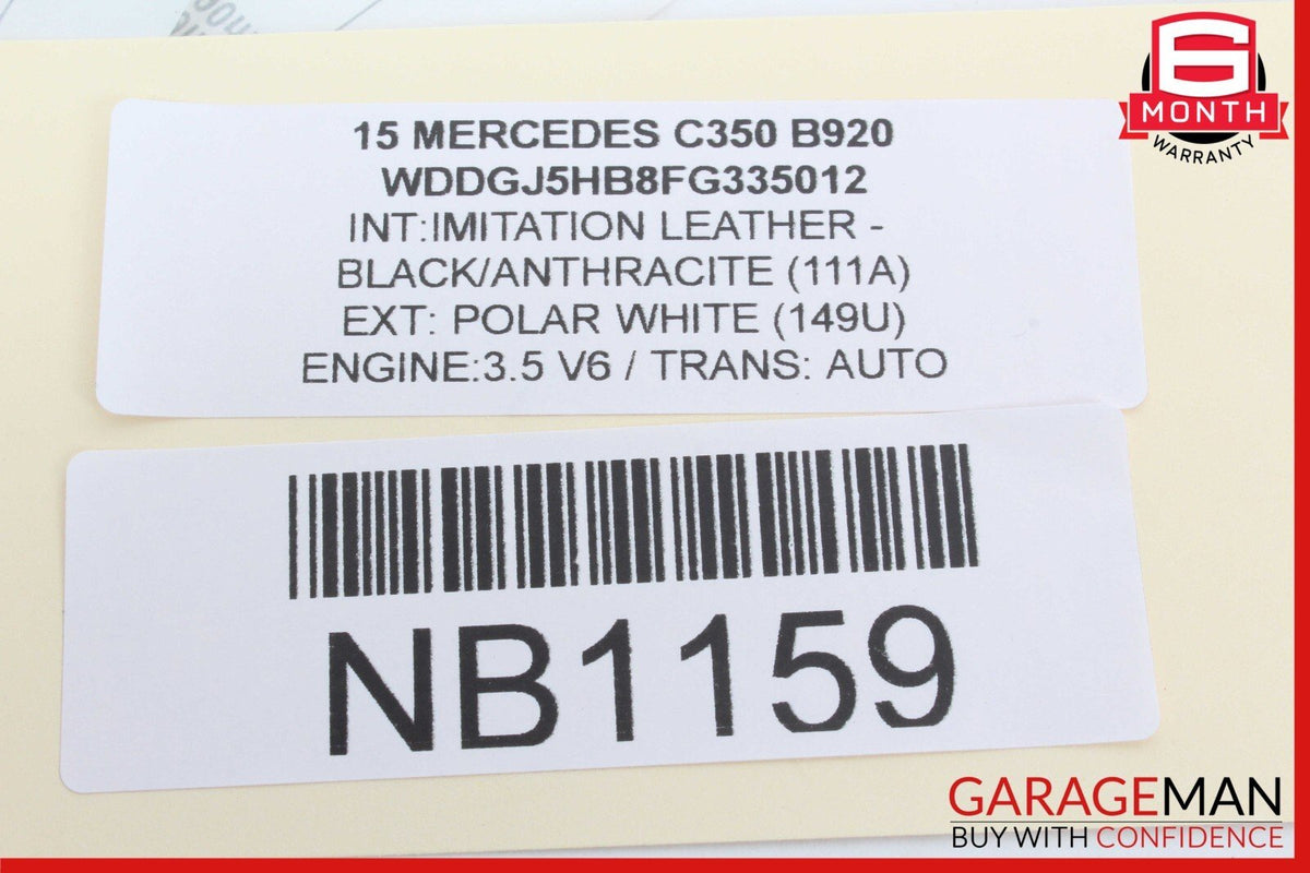 10-16 Mercedes W204 C350 E350 C300 Active Lane Assist Front Camera OEM