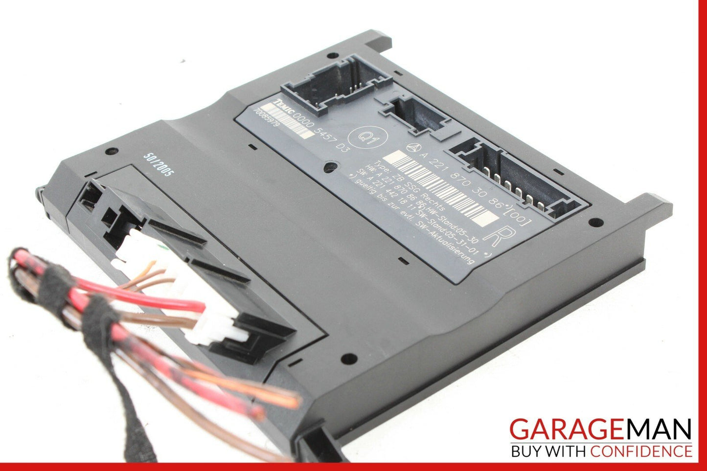 07-09 Mercedes W221 S550 Front Right Passenger Side Under Seat Control Module