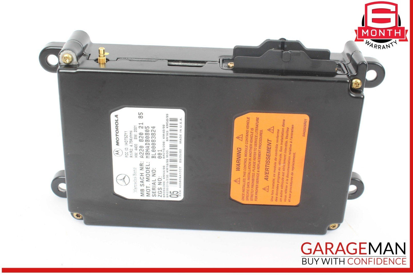 00-06 Mercedes W220 S55 AMG ML500 E55 AMG Voice Command Control Module Unit