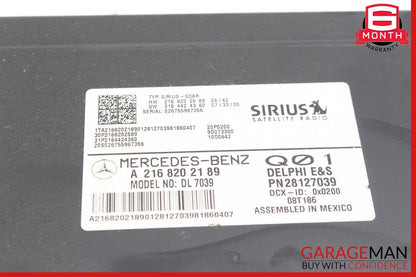 07-14 Mercedes C300 C350 S550 SLK350 Sirius Satellite Radio Receiver Module Unit