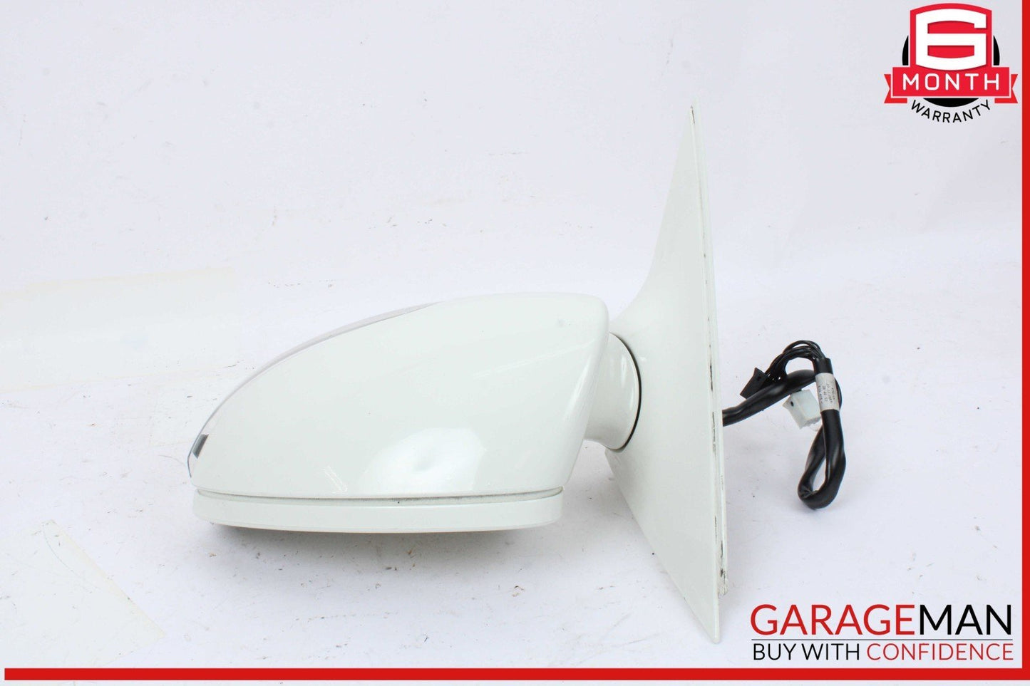 07-09 Mercedes W221 S550 S600 Front Left Side Door Rear View Mirror White OEM