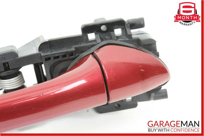 05-08 Mercedes R171 SLK350 Front Right Passenger Side Exterior Door Handle Red