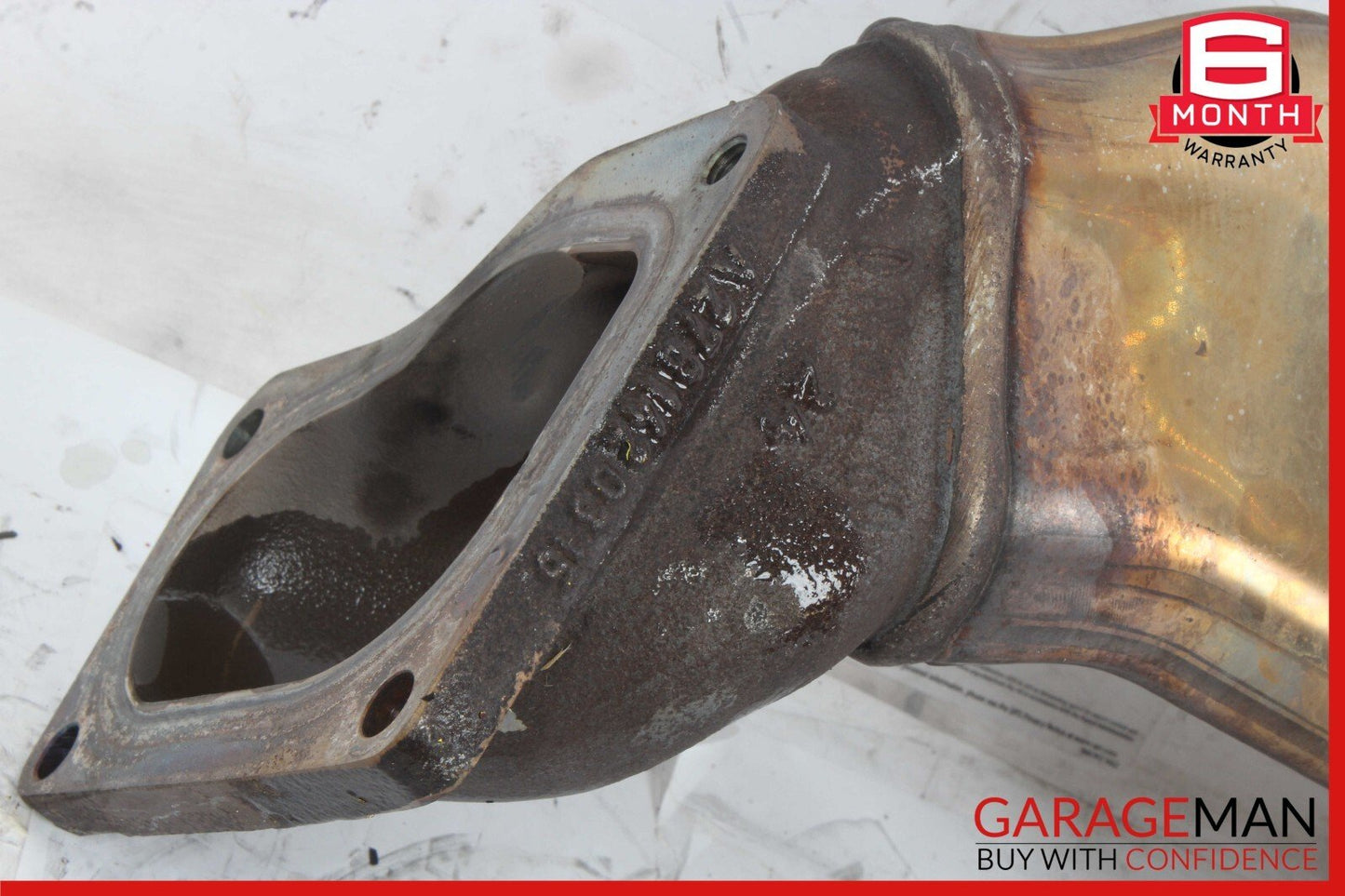 12-18 Mercedes W218 CLS500 E550 4.6L Left Exhaust Pipe Adapter 2781400908 OEM