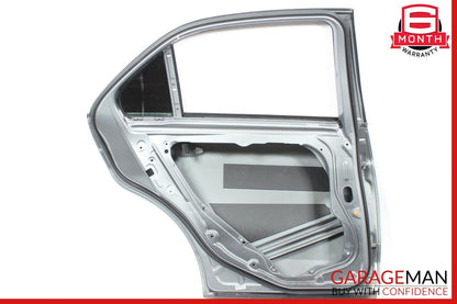 10-16 Mercedes W212 E350 Sedan Rear Left Driver Side Door Shell Palladium Silver