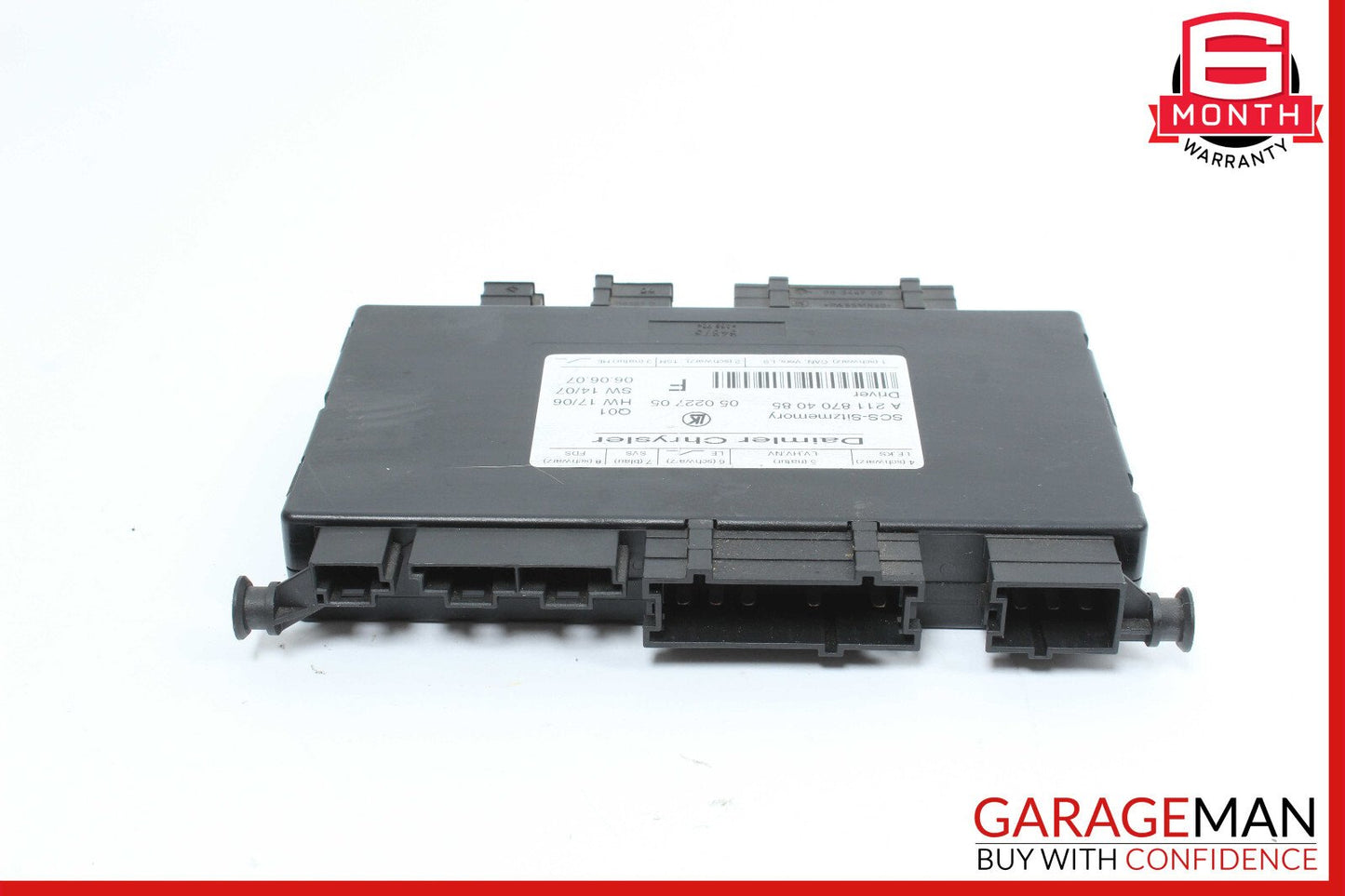 03-12 Mercedes W211 E550 SLK280 GL550 Seat Control Module Left Side OEM