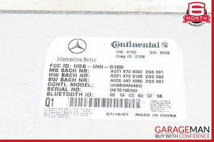 07-10 Mercedes W216 CL550 CL500 S550 Bluetooth Communication Module Unit OEM