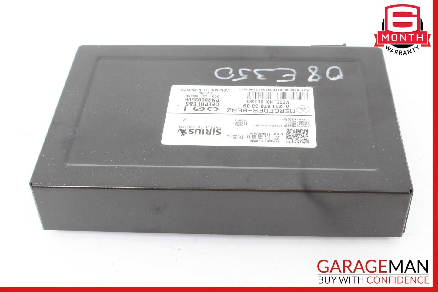 Mercedes W211 E350 ML350 R350 GL450 Sirius Satellite Radio Receiver Module OEM