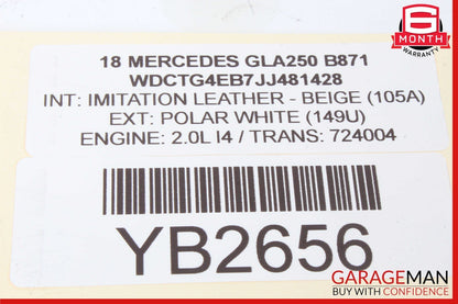 15-20 Mercedes X156 GLA250 Front Right or Left Outer Dash A/C AC Air Vent Trim