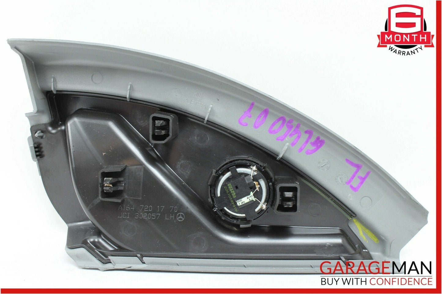 06-12 Mercedes X164 GL450 ML350 Front Left Door Audio Tweeter Speaker Cover Grey
