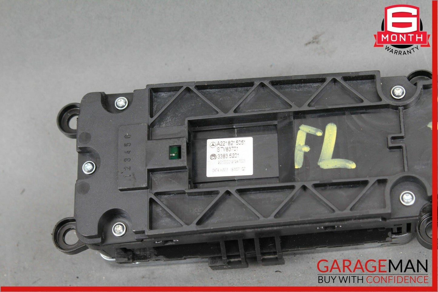 10-13 Mercedes W221 S400 CL550 Front Left Driver Master Window Switch Control