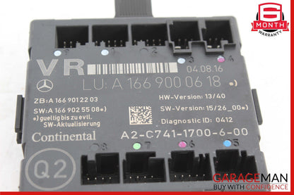 12-20 Mercedes W117 CLA250 GLA250 ML350 Front Right Side Door Control Module OEM