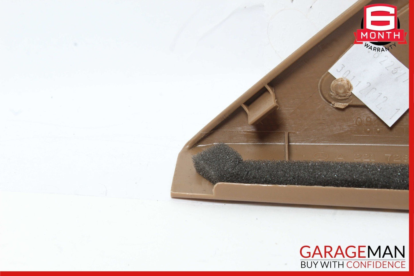 07-13 Mercedes W221 S550 S500 Front Right Side Tweeter Speaker Trim Cover Brown
