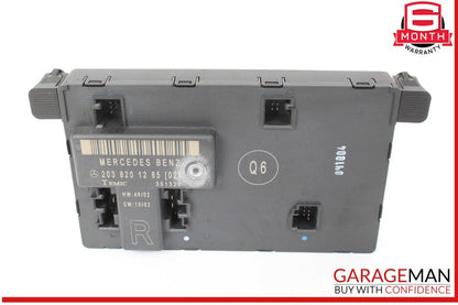 01-07 Mercedes W203 C230 C320 Front Right Door Control Module 2038201285 OEM