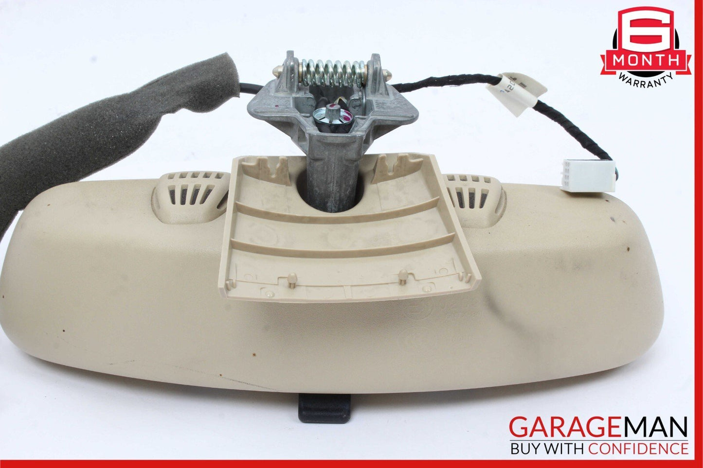 08-14 Mercedes W204 C300 C250 Interior Upper Rear View Mirror Beige OEM