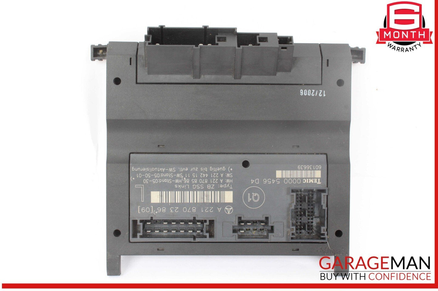 07-13 Mercedes W221 S550 S63 Front Left Driver Side Under Seat Control Unit OEM