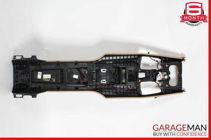 10-16 Porsche Panamera 970 Rear Center Middle Console Storage Trim Panel Beige