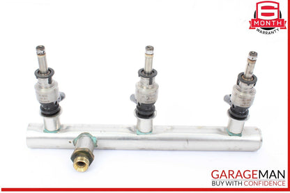 09-16 Audi S4 Right Passenger Side Fuel Injection Rail Line w/ Injectors OEM