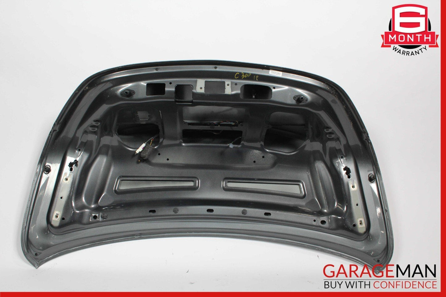 15-20 Mercedes W205 C300 C350 C43 Sedan Rear Trunk Lid Deck Panel Selenite Gray