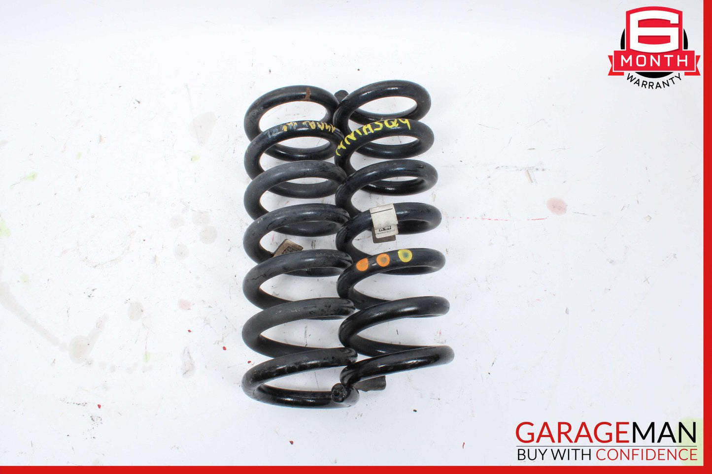 14-17 Maserati Ghibli Rear Right & Left Suspension Coil Spring Absorber Set OEM