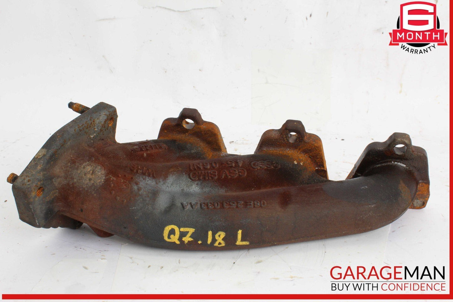 17-19 Audi Q7 Engine Left Driver Side Exhaust Manifold 06E253033AA OEM