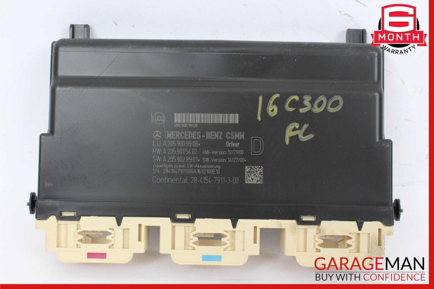 15-20 Mercedes W205 C300 C350e Front Left Driver Side Seat Control Module OEM
