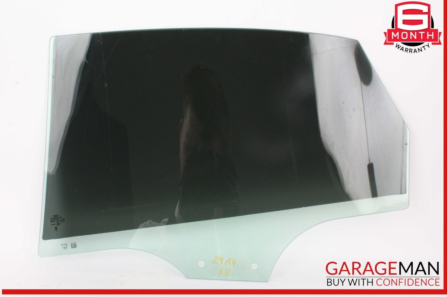 17-24 Audi A4 Rear Right Passenger Side Door Window Glass 8W5845206C OEM