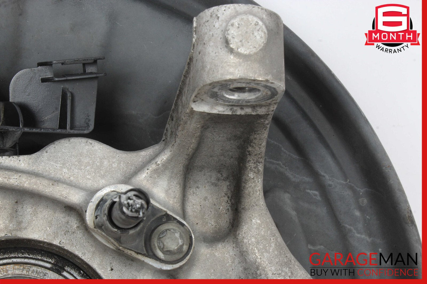 08-14 Mercedes W204 C250 Rear Left Side Spindle Knuckle Hub Bearing Brake Rotor