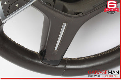 12-16 Mercedes X166 GL450 ML550 Driver Steering Wheel w/ Paddle Shifters OEM