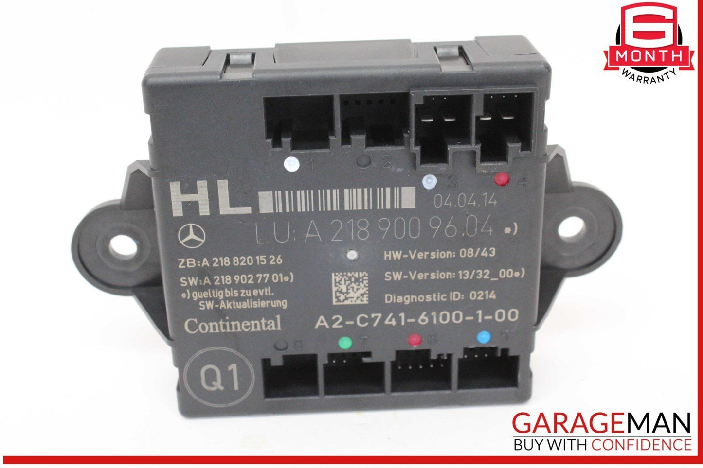 08-18 Mercedes W212 E350 Rear Left Driver Side Door Control Module Unit OEM