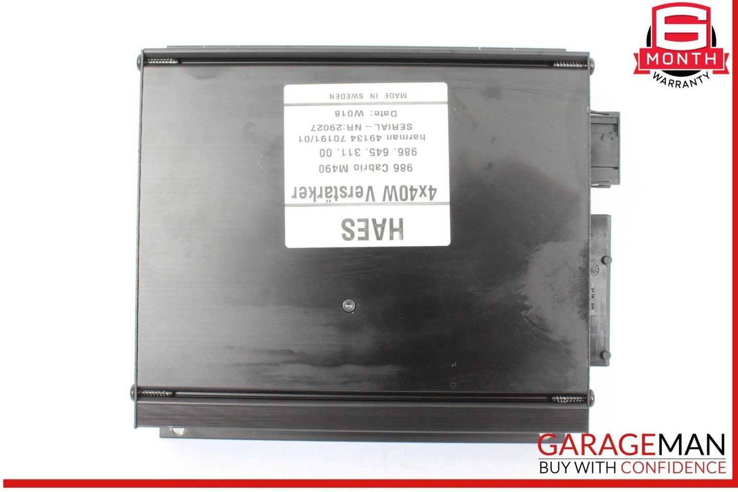 97-00 Porsche Boxster 986 HAES Radio Stereo Audio Amplifier Amp 98664531100 OEM