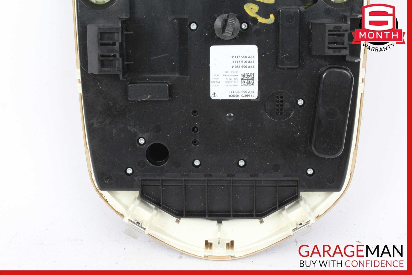11-18 Porsche Cayenne 958 Front Overhead Dome Light Lamp Beige OEM