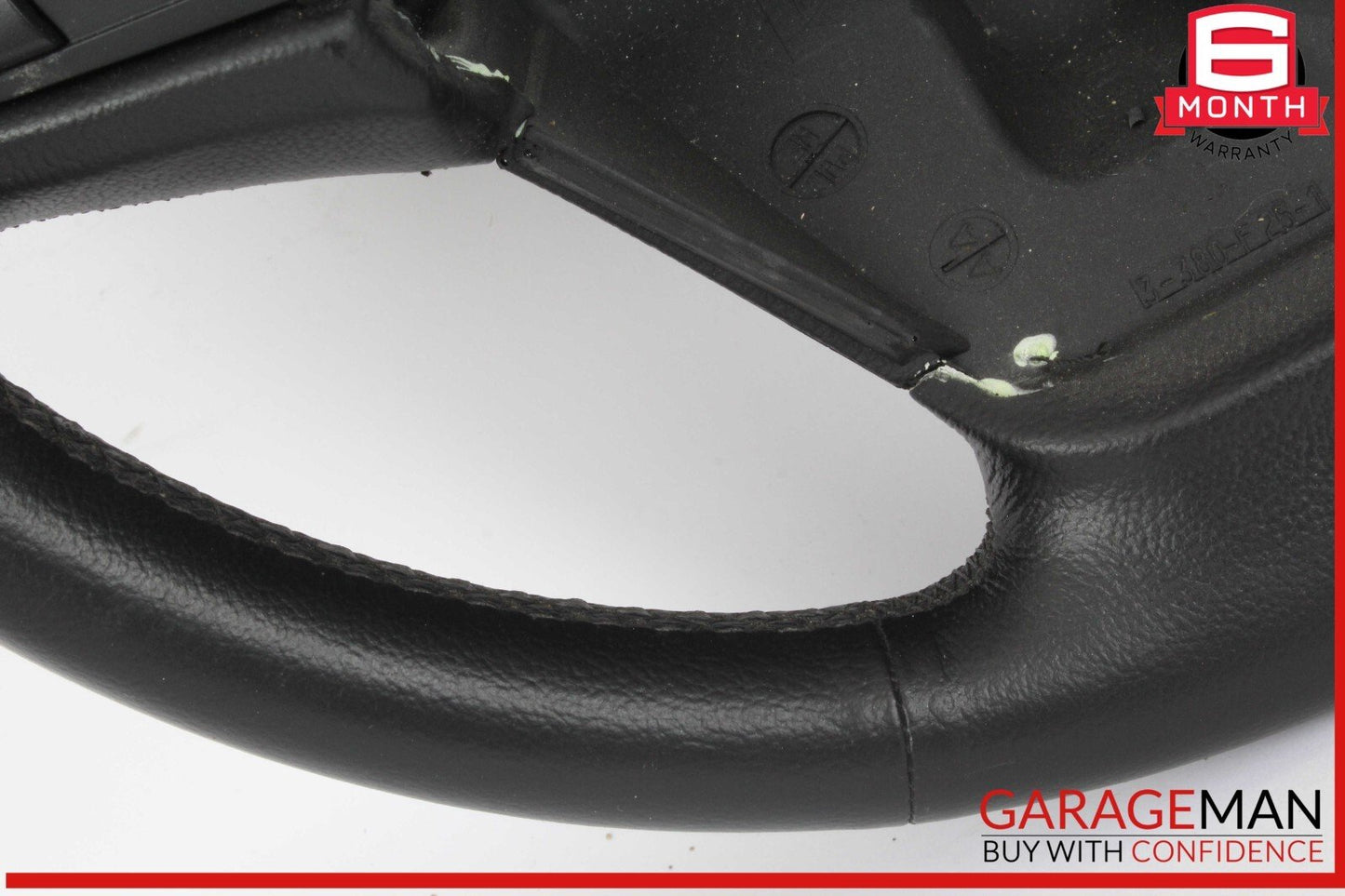 11-17 BMW X3 Front Left Driver Side Steering Wheel Leather Black OEM